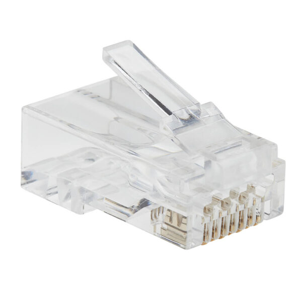 db2c083bf63b63ca97223e852bc95ea5 Tripp Lite series Cat6 RJ45 Pass-Through UTP Modular Plug, 100 Pack, TAA