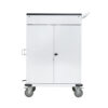 Tripp Lite Safe-IT 36-Device UV Charging Cart for Laptops and Chromebooks, 120V, 5-15P, 10 ft. Cord, Antimicrobial, White - CSC36VACUVC