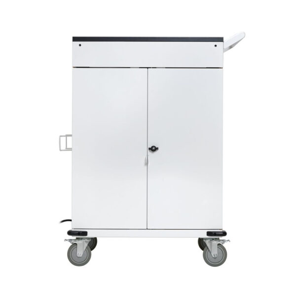 Tripp Lite Safe-IT 36-Device UV Charging Cart for Laptops and Chromebooks, 120V, 5-15P, 10 ft. Cord, Antimicrobial, White - CSC36VACUVC