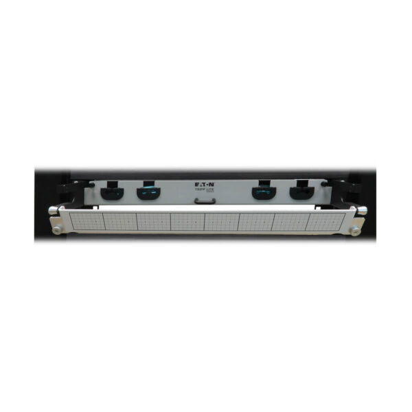 Tripp Lite series Preloaded Fiber Panel, 1U - 2x (24F MTP/MPO-PC to 12x LC Duplex F/M) 24F Trunk Cables, OM4 Multimode, 10 m (32.8 ft.)