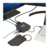 Tripp Lite series Thunderbolt 3 Dual Monitor Docking Station - 8K/30Hz DisplayPort, 4K/60Hz HDMI, USB 3.2 Gen 2, GbE, 60W PD Charging - Black