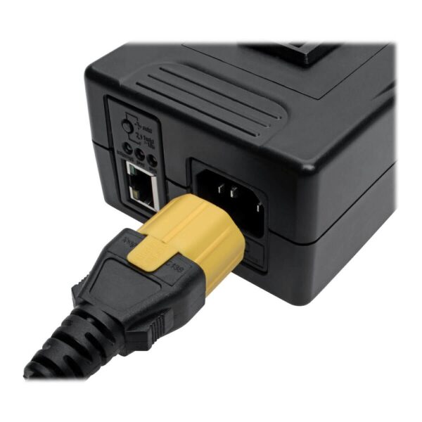 Tripp Lite series Plug-Lock Inserts, C13 Power Cord to C14 Outlet, Yellow, 100 Pack