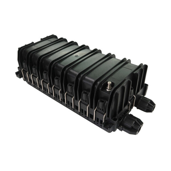 dc041e84f2d1553fd650947a4b46e592 Tripp Lite series Fiber Splice Horizontal Enclosure - 3 Splicing Trays, 72 Fiber Capacity, IP68 Rated - N600H-0072-3