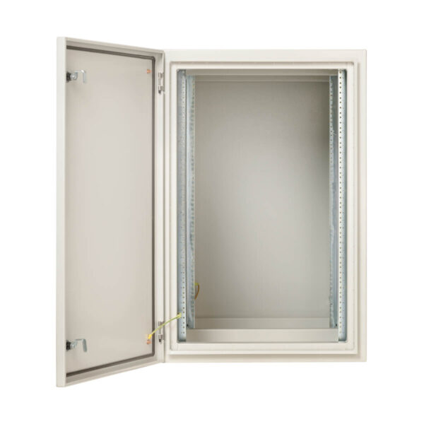 dc1397fcdb8cefcdb1bcf43b9597d618 Tripp Lite series SmartRack Industrial Enclosure with Locks - NEMA 4, Wall Mount, Heavy-Duty Metal Construction, 32.5 in. Depth, 18U, Gray