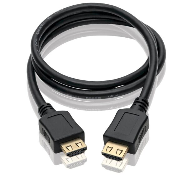 dc6f53d8cca3921043b2b342c83dc434 Tripp Lite series High-Speed HDMI Cable, Gripping Connectors, 4K (M/M), Black, 3 ft. (0.91 m)