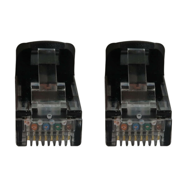 Tripp Lite series Cat6a 10G Snagless Molded UTP Ethernet Cable (RJ45 M/M), PoE, Black, 50 ft. (15.2 m)