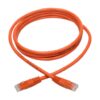 dc8d060dab185d7d2306a2ce21f0798c Tripp Lite series Cat6 Gigabit Molded (UTP) Ethernet Cable (RJ45 M/M), PoE, Orange, 6 ft. (1.83 m)
