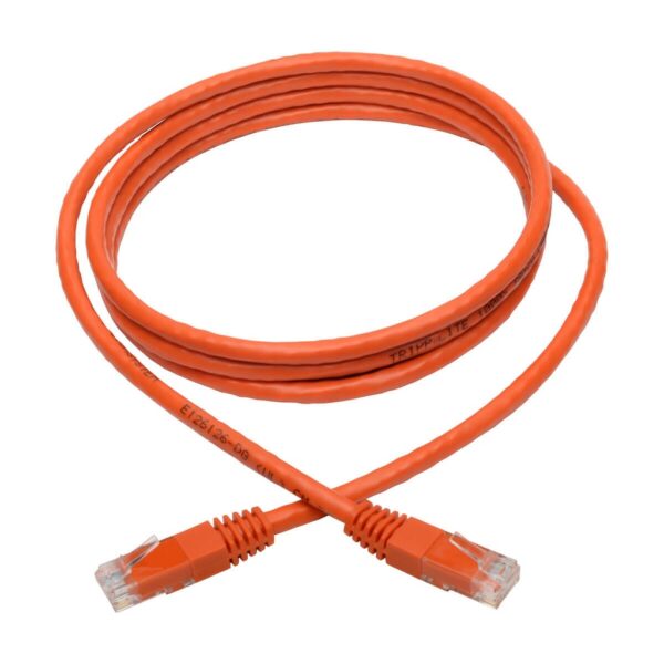 dc8d060dab185d7d2306a2ce21f0798c Tripp Lite series Cat6 Gigabit Molded (UTP) Ethernet Cable (RJ45 M/M), PoE, Orange, 6 ft. (1.83 m)