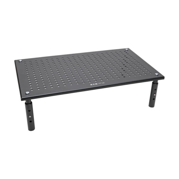 dcbde4f0d8bfee87c49572d2b86f02e5 Tripp Lite series Monitor Riser for Desk, 18 x 11 in. - Height Adjustable, Metal, Black - MR1812M