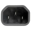 Tripp Lite series IEC C14 to IEC C7 Power Cord Adapter - 7A, 125V, Black