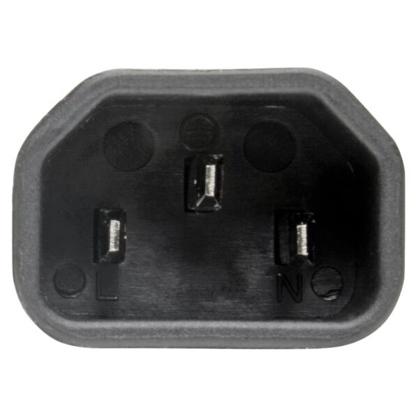 Tripp Lite series IEC C14 to IEC C7 Power Cord Adapter - 7A, 125V, Black