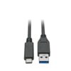 dcd7982fa5dbe445be5ef604454e9d66 Tripp Lite series USB-C to USB-A Cable (M/M), USB 3.2 Gen 2 (10 Gbps), USB-IF Certified, Thunderbolt 3 Compatible, 3 ft. (0.91 m)