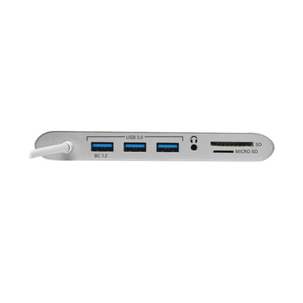 Tripp Lite series USB-C Dock, Dual Display - 4K HDMI/mDP, VGA, USB 3.x (5Gbps), USB-A/C Hub, GbE, Memory Card, 100W PD Charging