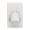 dd03a44cbf652bd3f694e374d5b1774e Tripp Lite series Single-Gang Up-or Down-Angle Bulk Cable Wall Plate, White, TAA
