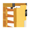 dd5f9cc242e8204c6861f76d8afaba88 Tripp Lite series High-Capacity Vertical Cable Manager - Deep Double Finger Duct with Cover, Double Sided, 6 in. Wide, Yellow/Black, 7 ft. (2.2 m)