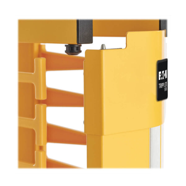 dd5f9cc242e8204c6861f76d8afaba88 Tripp Lite series High-Capacity Vertical Cable Manager - Deep Double Finger Duct with Cover, Double Sided, 6 in. Wide, Yellow/Black, 7 ft. (2.2 m)