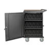 Tripp Lite series Multi-Device Charging Cart, 36 AC Outlets, Chromebooks and Laptops, 230V, BS 1363, Black