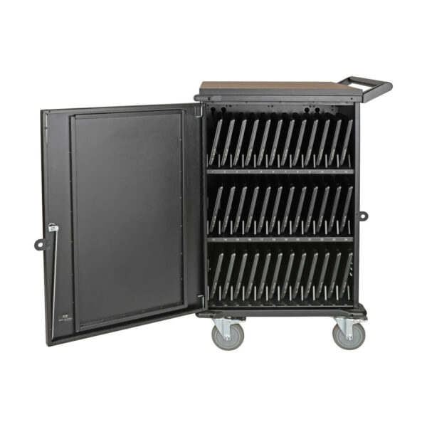 Tripp Lite series Multi-Device Charging Cart, 36 AC Outlets, Chromebooks and Laptops, 230V, BS 1363, Black