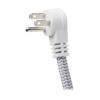 Tripp Lite series 5-Outlet Surge Protector Tower, 3x USB Ports (3.1A Shared), 6 ft. Cord, 5-15P Plug, 1200 Joules, White