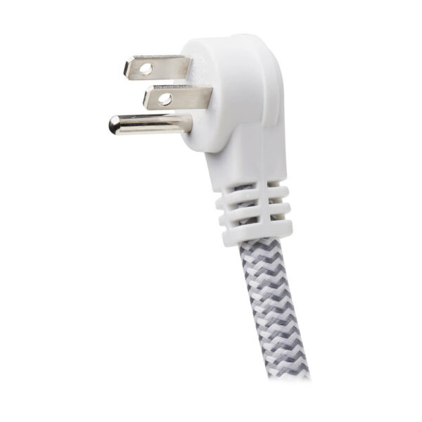 Tripp Lite series 5-Outlet Surge Protector Tower, 3x USB Ports (3.1A Shared), 6 ft. Cord, 5-15P Plug, 1200 Joules, White
