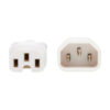 Tripp Lite series Power Cord C14 to C15 - Heavy-Duty, 15A, 250V, 14 AWG, 6 ft. (1.83 m), White