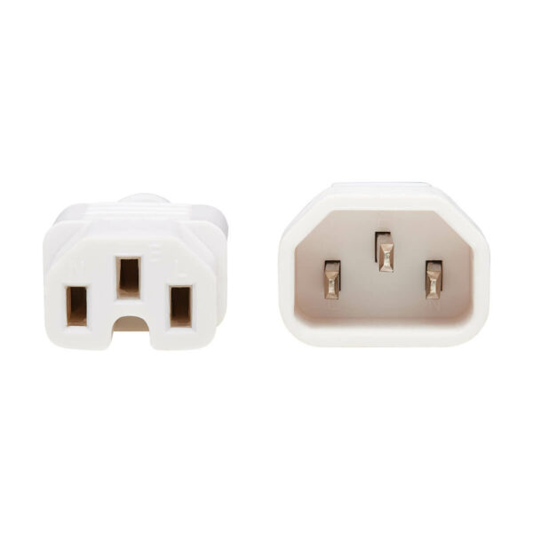 Tripp Lite series Power Cord C14 to C15 - Heavy-Duty, 15A, 250V, 14 AWG, 6 ft. (1.83 m), White