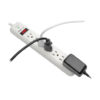 Tripp Lite series Protect It! 7-Outlet Surge Protector, 6 ft. Cord, 1080 Joules, Diagnostic LED, Light Gray Housing