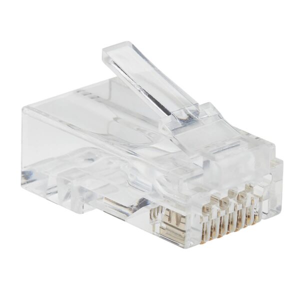 Tripp Lite series Cat6 RJ45 Pass-Through UTP Modular Plug, 50 Pack, TAA