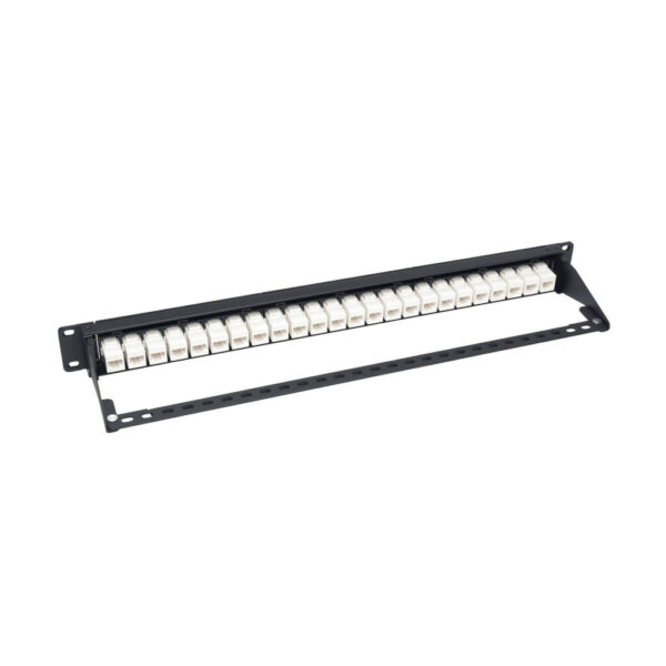 ddf1cea15e14d7fc27fec05c016fcb46 Tripp Lite series 24-Port Cat6a Feed-Through Patch Panel - 4PPoE Compliant, 1U Rack-Mount, RJ45 Ethernet, Black, TAA