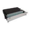 ddf4372ee0960e3cd49af4748091ae85 Tripp Lite series Preloaded Fiber Patch Panel, 2U - 32x (12F MTP/MPO-PC to 4x LC Duplex F/F) 8F Trunk Cables, OM4 Multimode, 3 m (9.8 ft.)