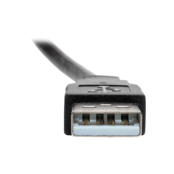 de0650917bde7fa421e354c6a668f450 Tripp Lite series USB 2.0 All-in-One Keystone/Panel Mount Extension Cable (M/F), Angled Connector, 1 ft. (0.31 m)