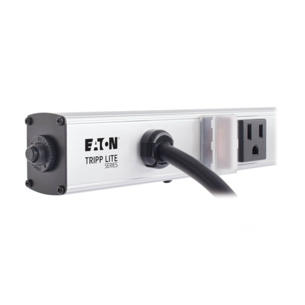 Tripp Lite series 12 Right-Angle Outlet Vertical Power Strip, 120V, 15A, 15 ft. (4.57 m) Cord, 5-15P, 36 in.