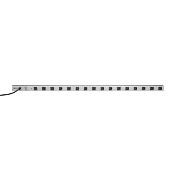 Tripp Lite series 16-Outlet Industrial Surge Protector, 15 ft. (4.57 m) Cord, 1650 Joules, Metal Housing, 48 in. Length