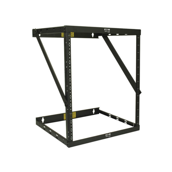 Tripp Lite series SmartRack 12U Heavy-Duty Flat-Pack Low-Profile Switch-Depth Wall-Mount 2-Post Open Frame Rack