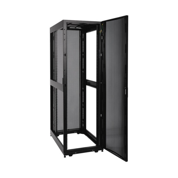 de8890136a6e209a198def5806b1ce02 Tripp Lite series 42U SmartRack Mid-Depth Rack Enclosure Cabinet with doors & side panels