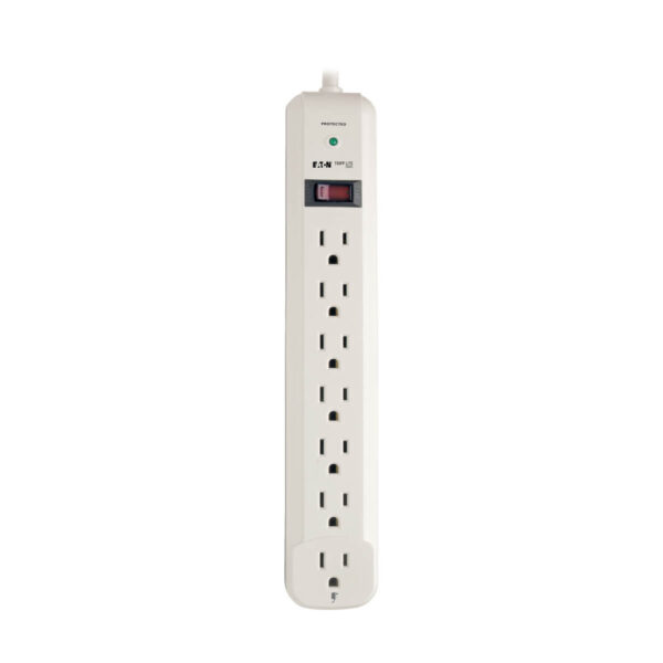 dea6ef34844ab089a2a812c1114efd7f Tripp Lite TLP725 surge protector Grey 7 AC outlet(s) 120 V 7,62 m