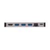 Tripp Lite series USB-C Dock - 4K HDMI, USB 3.x (5Gbps), USB-A/C Hub Ports, GbE, Memory Card, 100W PD Charging, Detachable Cord