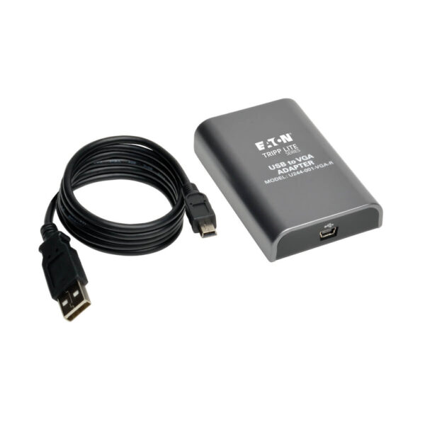 Tripp Lite series USB 2.0 to VGA Dual-Monitor Adapter, 128 MB SDRAM, 1920 x 1080 (1080p) @ 60 Hz