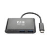 dedecb1e67a2e38ab17117c33c4aae68 Tripp Lite series 4-Port USB-C Hub, USB 3.x (5Gbps), 2x USB-A, 2x USB-C, Black