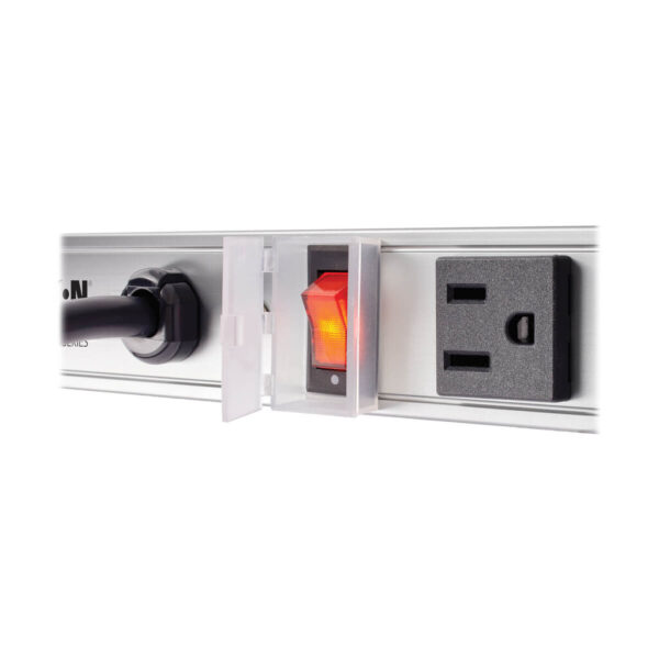 deedf3800341fb34e0c9b8fe1db6e3b6-1 Tripp Lite series 8-Outlet Vertical Power Strip, 120V, 15A, 10 ft. (3.05 m) Cord, 5-15P, 24 in.