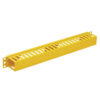 Tripp Lite series Horizontal Cable Manager - Finger Duct with Cover, Yellow, 1U
