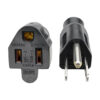 df281da848bff6df63f2a81947cda608-4 Tripp Lite series Power Extension Cord, NEMA 5-15P to NEMA 5-15R - 13A, 120V, 16 AWG, 6 ft. (1.83 m), Black