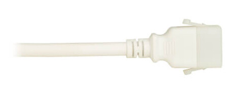 Tripp Lite series PDU Power Cords, C19 to P-Lock C20 - Heavy-Duty, 20A, 250V, 12 AWG, 6 ft. (1.8 m), White, 6 Pack