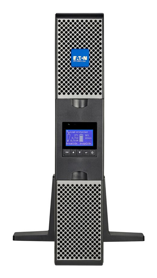Eaton 9PX 2000VA 1800W 120V Double-Conversion UPS - 5-20P, 6x 5-20R, 1 L5-20R Outlets, Lithium-ion Battery, 2U Rack/Tower - 9PX2000RT-L