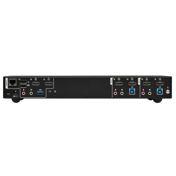 Tripp Lite series 2-Port HDMI Dual-Display KVM Switch - 4K 60 Hz, USB 3.2 Gen 1, HDCP 2.2, USB Sharing, TAA - B006-HD2UA2
