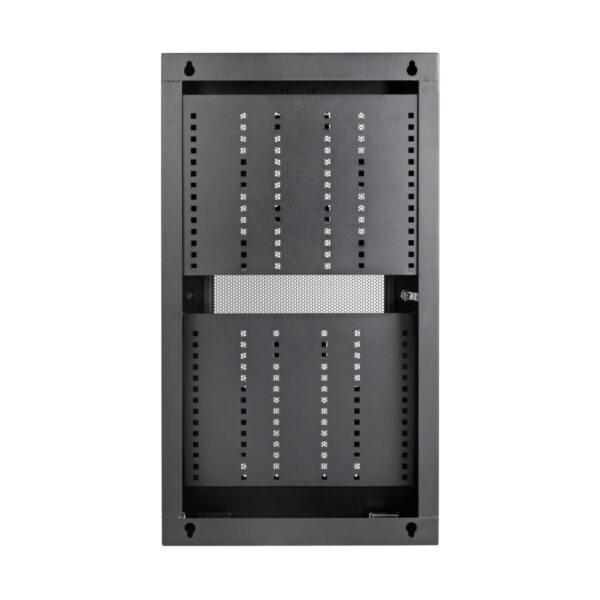 dfb3667cda2807a5177dbb4d6030c02f Tripp Lite series SmartRack 3U Low-Profile Vertical-Mount Switch-Depth Wall-Mount Structured Wiring Enclosure, Adjustable Equipment Brackets
