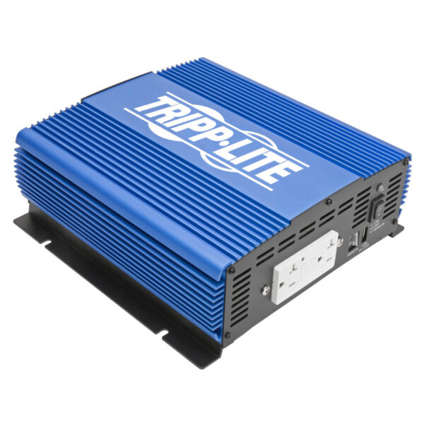 Tripp Lite series 2000W Medium-Duty Compact Mobile Power Inverter with 2 AC/1 USB - 2.0A/Battery Cables