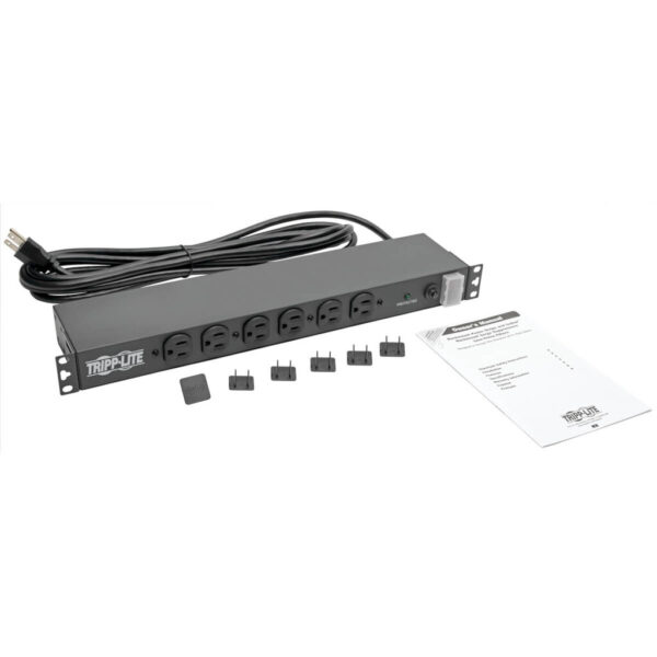 Tripp Lite series 14-Outlet Economy Network Server Surge Protector, 15 ft. (4.57 m) Cord, 3000 Joules, 1U Rack-Mount