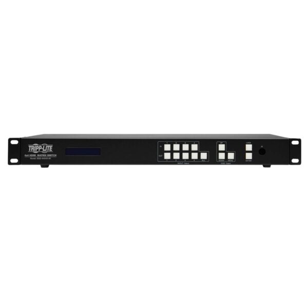 dfc8341d00cf9d270060ebfe4d37d97c Tripp Lite series 4x4 HDMI Matrix Switch/Splitter with Audio Extractor, Remote Access and Multi-Resolution Support, 4K 60 Hz, HDR