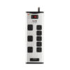 dfd93c01b117e0f75f37394f21da2dc8 Tripp Lite series 8-Outlet Surge Protector with 1 USB-A and 1 USB-C (3.9A Shared) - 8 ft. Cord, 2100 Joules, Metal Housing